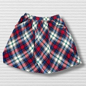 Gymboree Girls Plaid Skort - Teacher's Favorite - Blue Size 12 *Play Condition*